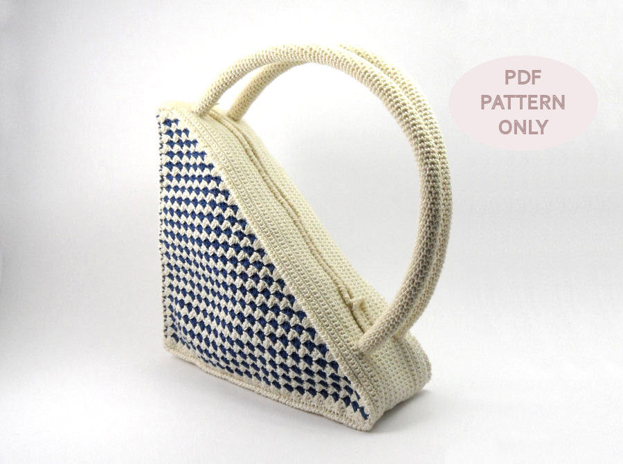 Retro Crochet Bag Crochet Purse Pattern Bag Pattern ...
