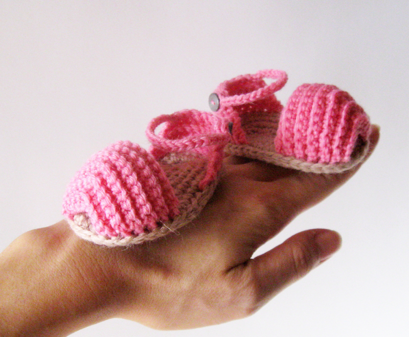 Open Toe Baby Sandals - PDF Crochet Pattern on Luulla