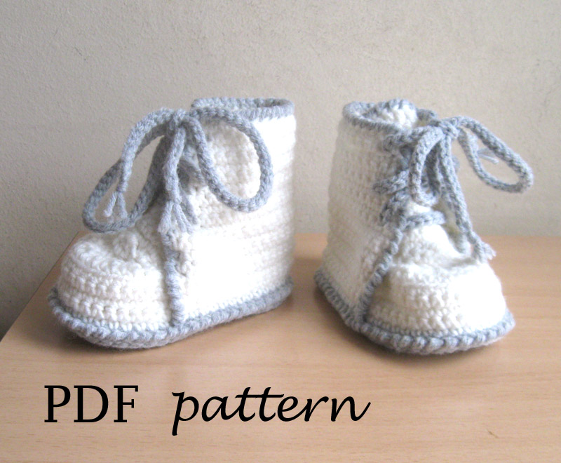 PDF Crochet Pattern - Booties Toddler Sizes - P0034 on Luulla