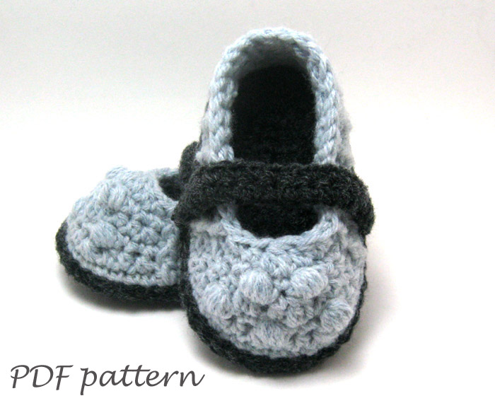 PDF Crochet PATTERN - Lilly Mary Jane Slippers Crochet ...